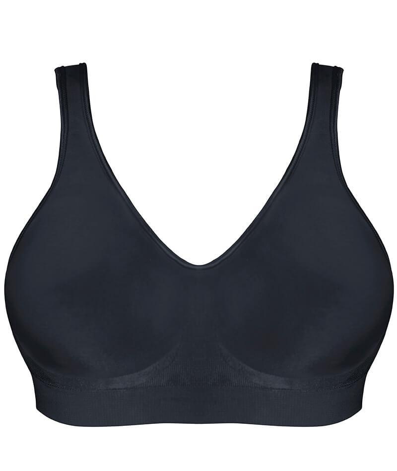 Playtex Black 18-Hour Wire-Free Sleep Front-Close Bra – CheapUndies