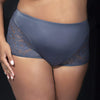 Elila Cheeky Stretch Lace Brief - Grey Knickers