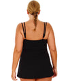 Capriosca Chlorine Resistant Swim Dress - Black Swim