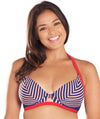 Curvy Kate Ahoy Halterneck Bikini - Nautical Stripe Bras 34D