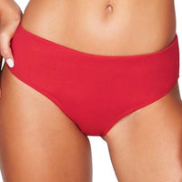 Sea Level Essentials Mid Bikini Brief - Red
