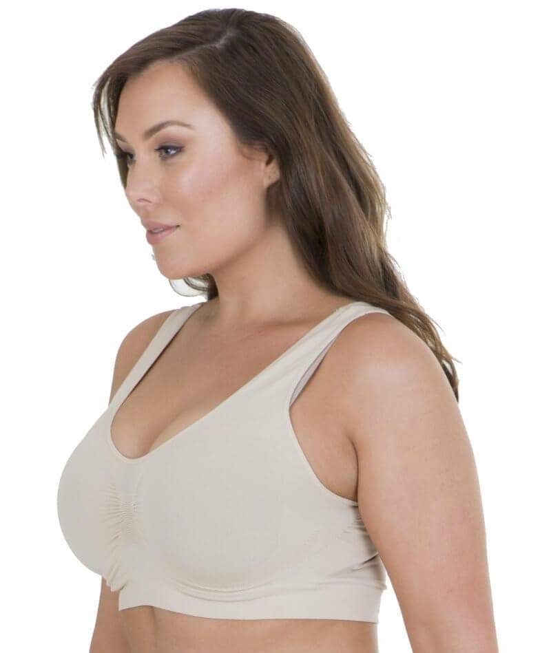 Sonsee High Back Comfort Bra - Nude Bras