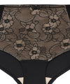 Ava & Audrey Marilyn Lace Hipster Brief - Black/Cream Knickers