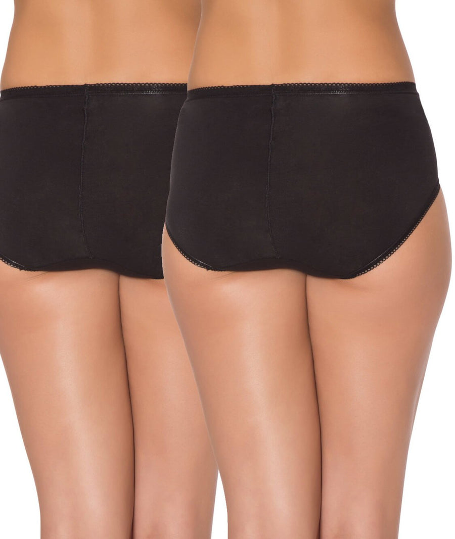 Sloggi Hipster 2 Pack - Black Knickers 6 