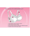 Exquisite Form Fully Soft Cup Bra With Embroidered Mesh - Nude Bras