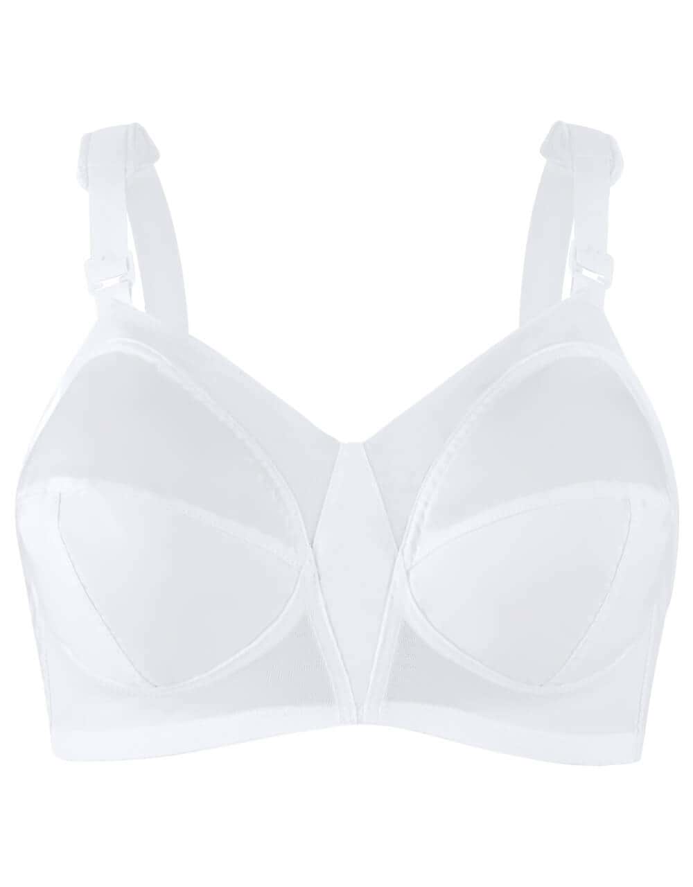 Exquisite Form Fully Original Support White Curvy Bras