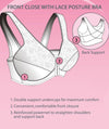 Exquisite Form Fully Front Close Wire-free Posture Bra With Lace - Beige Bras