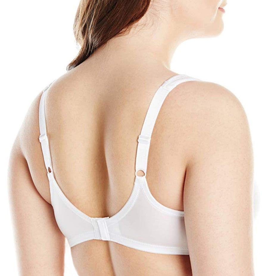 Exquisite Form Fully Minimiser Underwire Bra - White Bras 