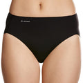 Jockey No Panty Line Promise Next Generation Microfibre Hi Cut Brief - Black