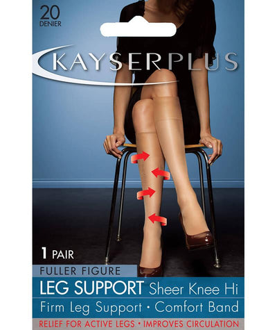 Kayser Plus Support Knee Hi’s - Nubeige Hosiery 1 Size