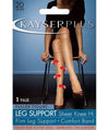 Kayser Plus Support Knee Hi’s - Nearly Black Hosiery 1 Size