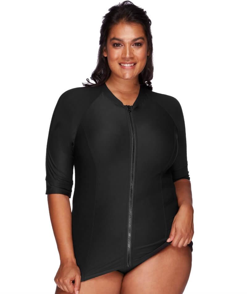 Artesands Sunsafe Short Sleeve Top - Black Swim