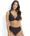 Miléa Mini Rib DD-E Plunge Tri Bikini Top - Nero Swim