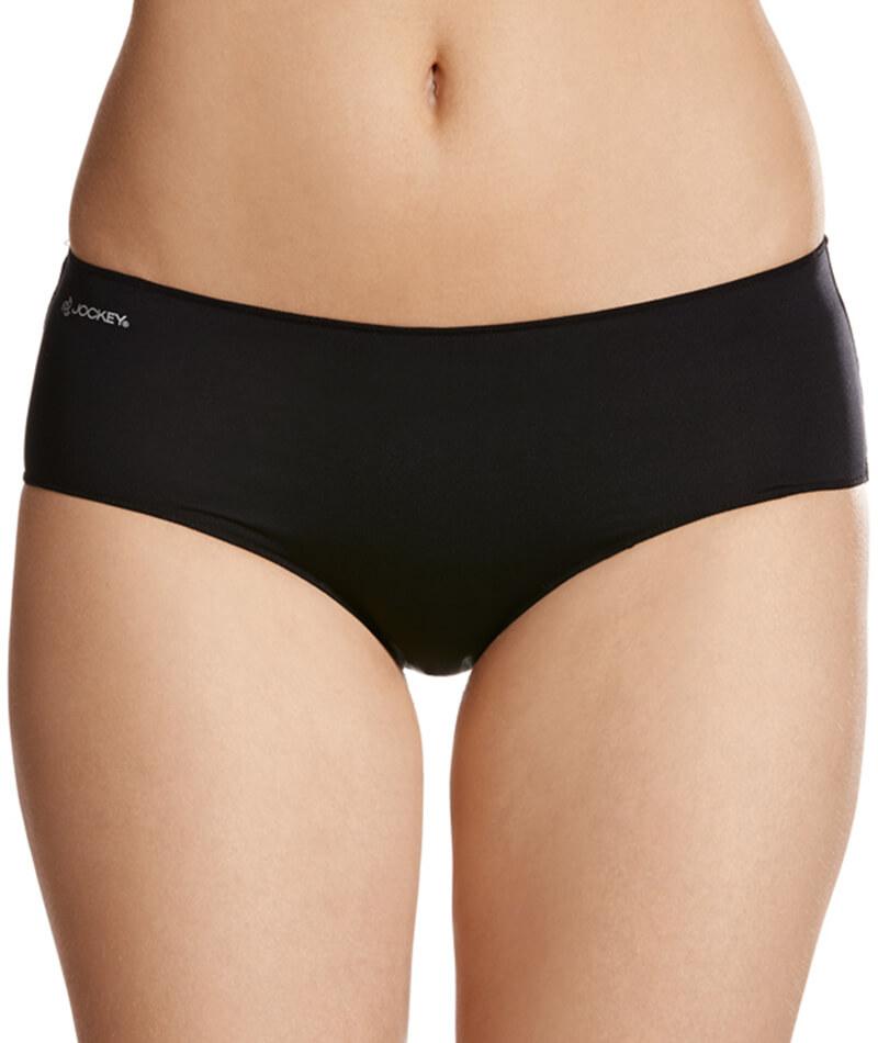 Jockey No Panty Line Promise Next Generation Microfibre Boyleg - Black Knickers 4 