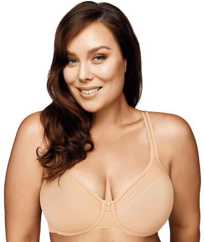 Playtex Ultralight Illusion Neckline Underwire Bra - Nude Bras 34B