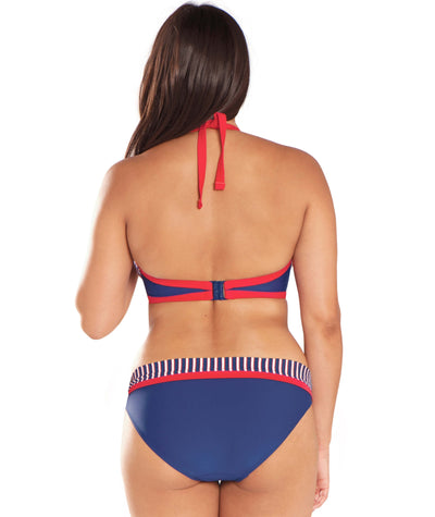 Curvy Kate Ahoy Halterneck Bikini - Nautical Stripe Bras