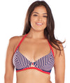 Curvy Kate Ahoy Halterneck Bikini - Nautical Stripe Bras