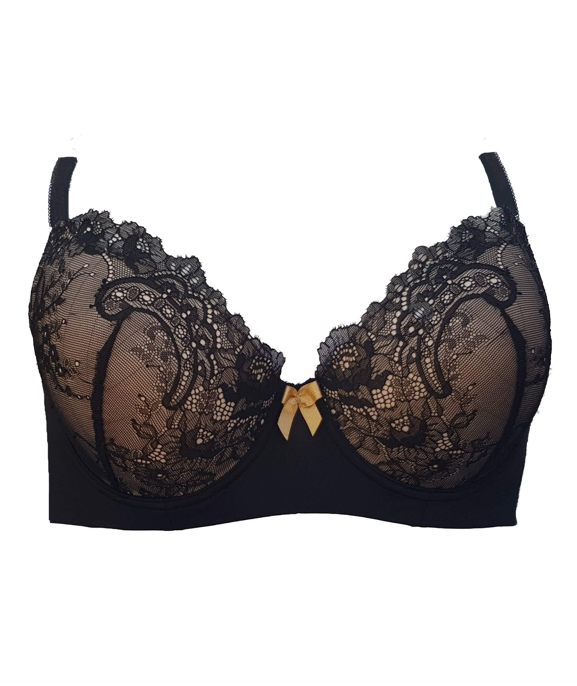 Lady Emprezz Rizzo Padded Shaping Bra - Black/Nude Bras