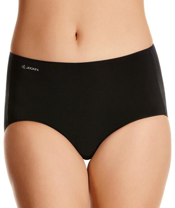 Jockey No Panty Line Promise Tactel Full Brief - Black Knickers 4