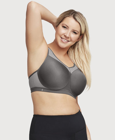 Full Figure Plus Size High Impact Wonderwire Sports Bra by