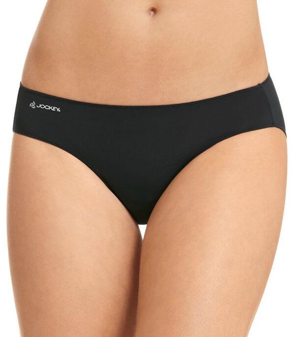 Jockey No Panty Line Promise Tactel Hipster Bikini - Black Knickers 4