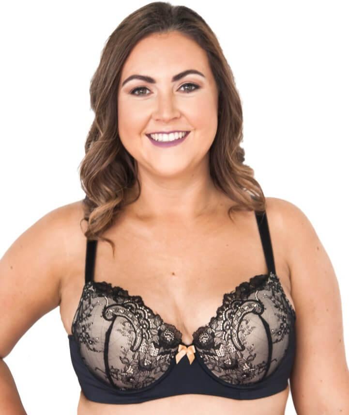Lady Emprezz Rizzo Padded Shaping Bra - Black/Nude Bras