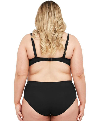 Artesands Control Mid Rise Basic Brief - Black Swim