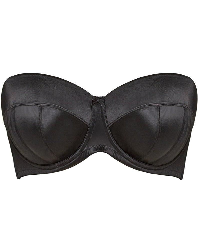 Sculptresse Dana Strapless Moulded Underwired Bra - Black 