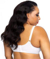 Exquisite Form Fully Cotton Soft Cup Wirefree Bra With Lace - White Bras