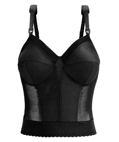 Exquisite Form Fully Back Close Longline Bra - Black Bras