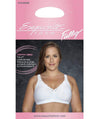 Exquisite Form Fully Comfort Lining Bra With Jacquard Lace - White Bras