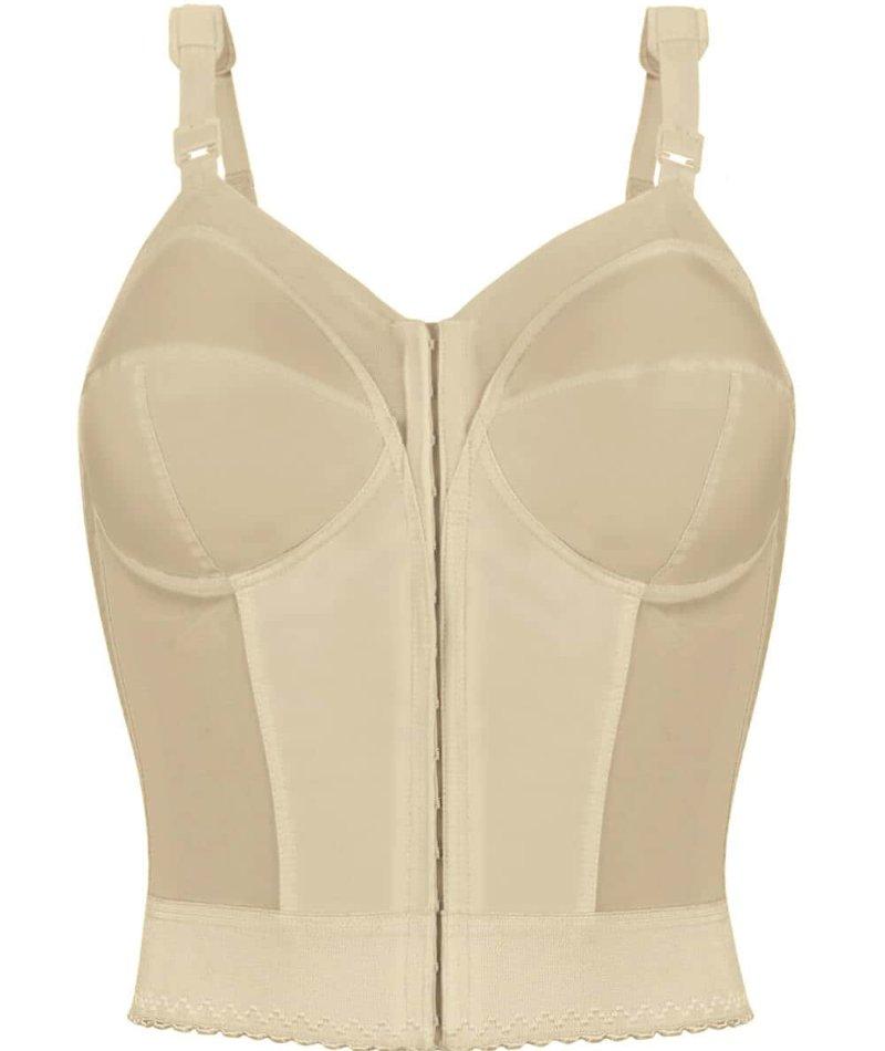 Exquisite Form Fully Front Close Longline Posture Bra - Beige Bras