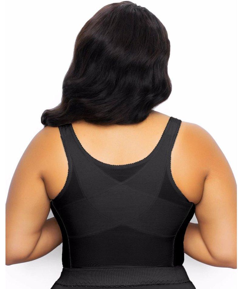 Exquisite Form Fully Front Close Longline Posture Bra - Black