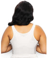 Exquisite Form Fully Front Close Wire-free Longline Posture with Lace Bra - White Bras