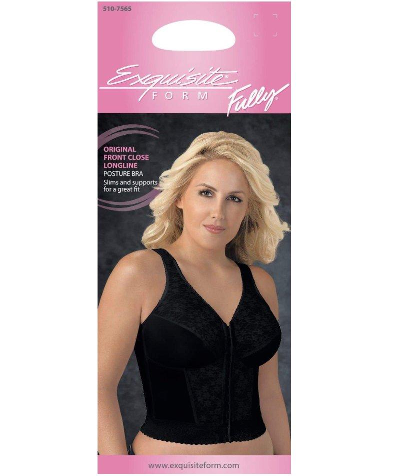 Exquisite Form Fully Original Support - Black - Curvy Bras