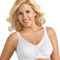 Exquisite Form Fully Side Shaping Bra With Floral - White