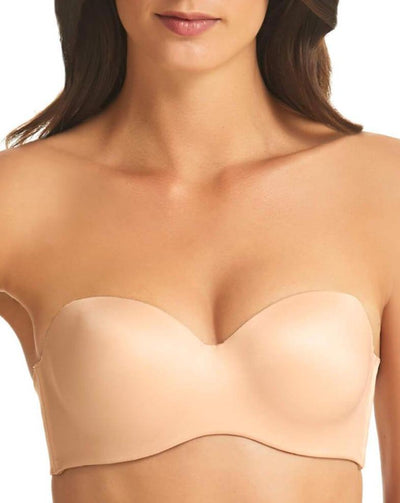 Finelines Memory Strapless Bra - Skin - Curvy Bras