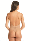 Finelines Refined Backless Bodysuit - Nude Bodysuits & Basques