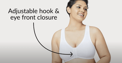 Hook And Eye Front Closure Bra