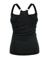 Sugar Candy Fuller Bust Seamless F-HH Cup Lounge Tank - Charcoal Sleep / Lounge