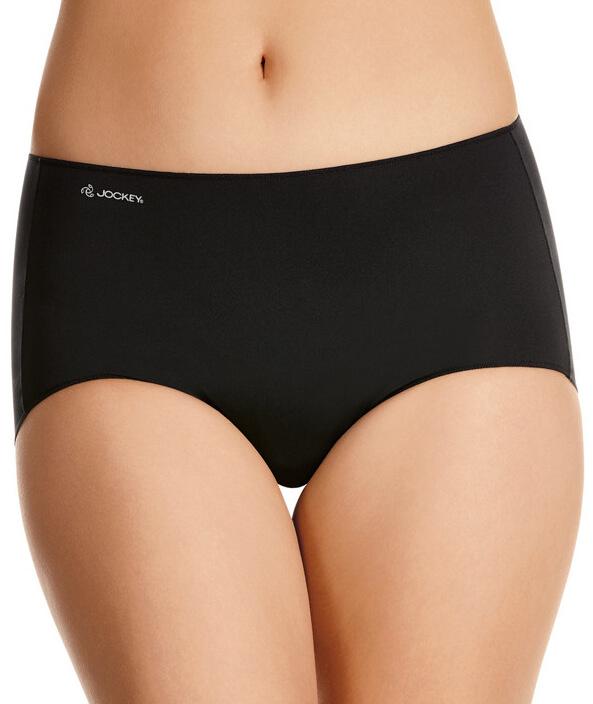 Jockey No Panty Line Promise Next Generation Microfibre Full Brief - Black Knickers 4 