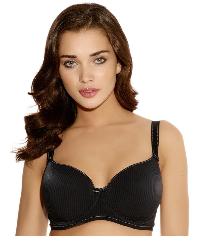 Freya Idol Underwired Moulded Balcony Bra - Black Bras 28D