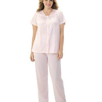 Exquisite Form Short Sleeve Pajamas - Pink Champagne
