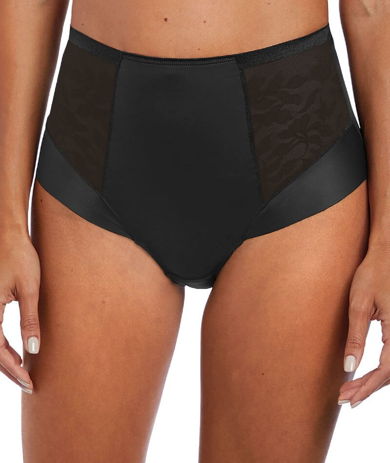 Fantasie Illusion High Waist Brief - Black Knickers XS Black