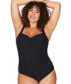 Artesands Aria Botticelli Twist Front C-DD Cup One Piece Swimsuit - Black Swim