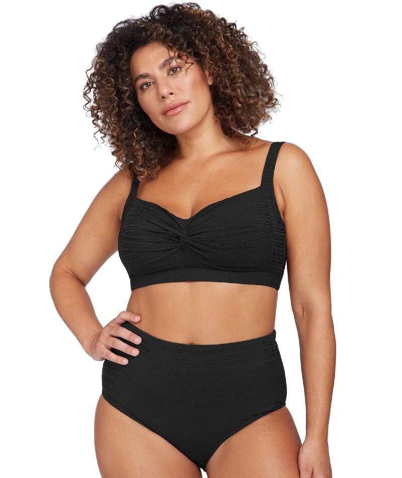 Artesands Aria Renoir High Waist Swim Brief - Black Swim