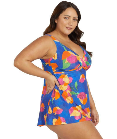 Artesands Au Contraire Delacroix Cross Over D-G Cup Swimdress - Blue Swim