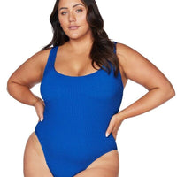 Artesands Eco Kahlo One Size One Piece Swimsuit - Blue