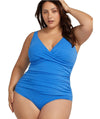 Artesands Nefertiti Delacroix Cross Front D-G Cup One Piece Swimsuit - Blue Swim