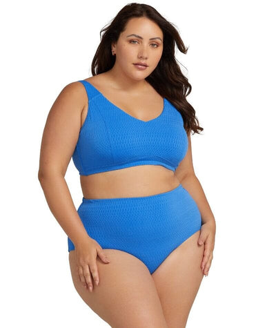 Artesands Nefertiti Renoir High Waist Swim Brief - Blue Swim